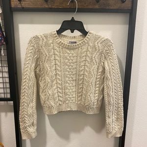 Knit cropped sweater!